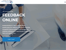 Tablet Screenshot of feedbackonline.com